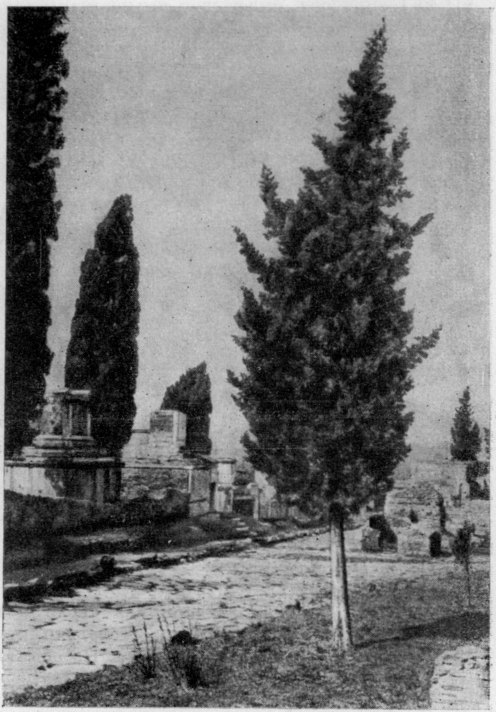 Дорога гробниц в Помпеях