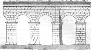 Арки акведука Клавдия (середина I века н. э.)