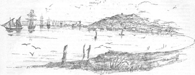 Вид Керчи в XIX веке