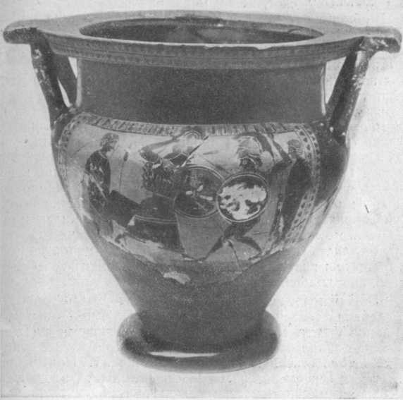 Аттическая чернофигурная ваза из Пантикапея