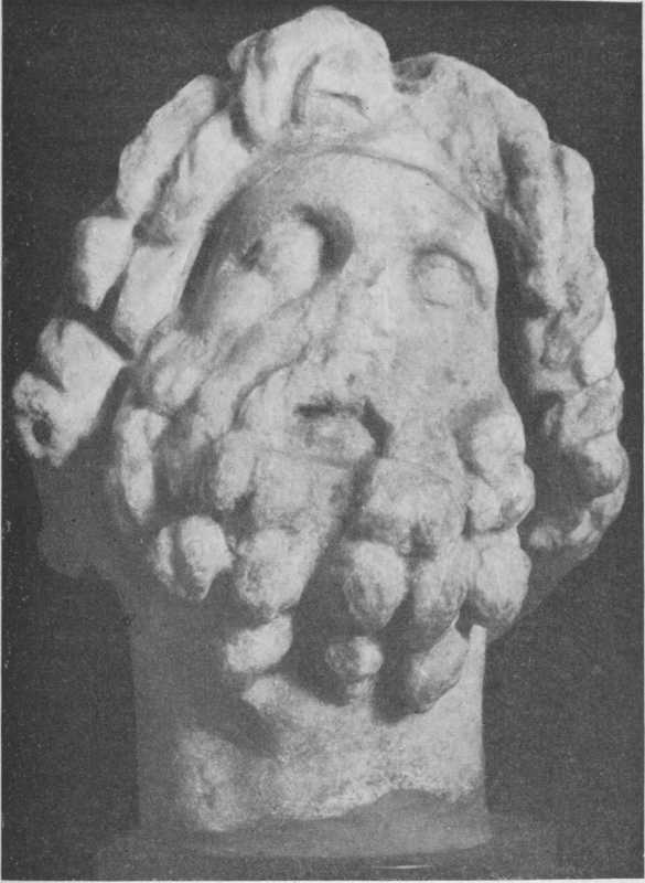 Мраморная голова Асклепия из Ольвии.