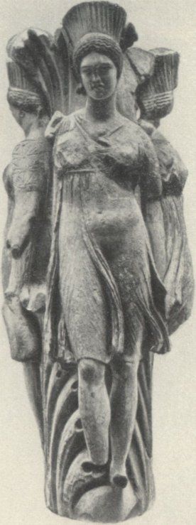 Колонна танцовщиц. Мрамор. IV в. до н. э.