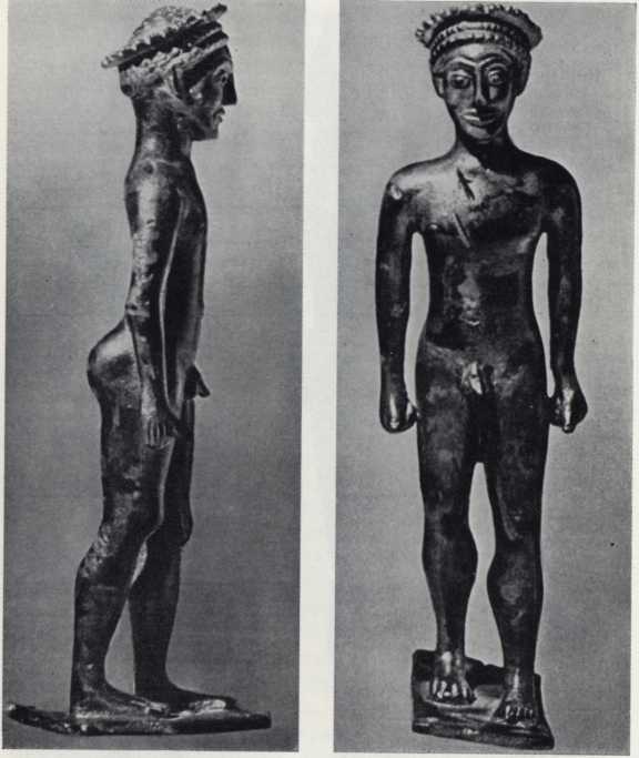 Юный спартанец в олимпийском венке. VI в. до н. э.