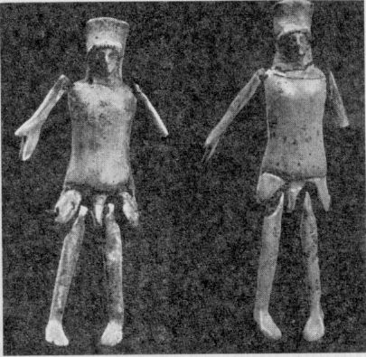 Терракотовые куклы с подвесными ногами. V в. до н. э.