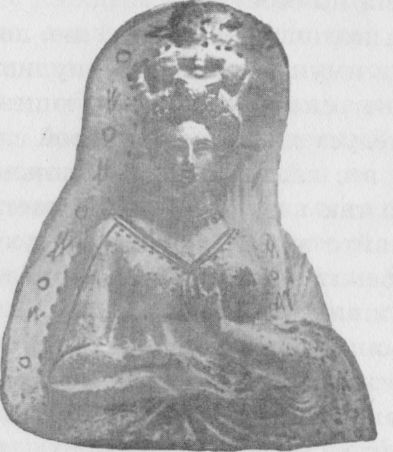 Терракотовая протома богини Коры из Феодосии. V в. до н. э.